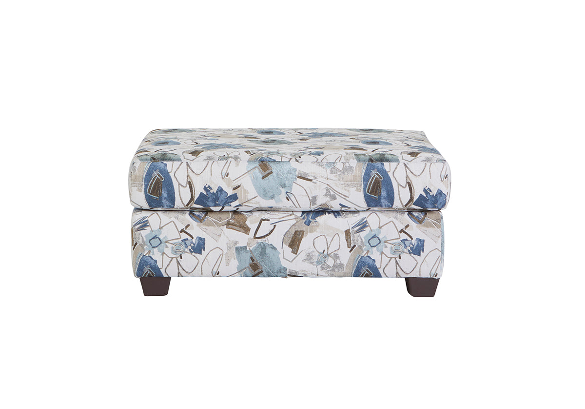 13500 - Delightful Azure OTTOMAN