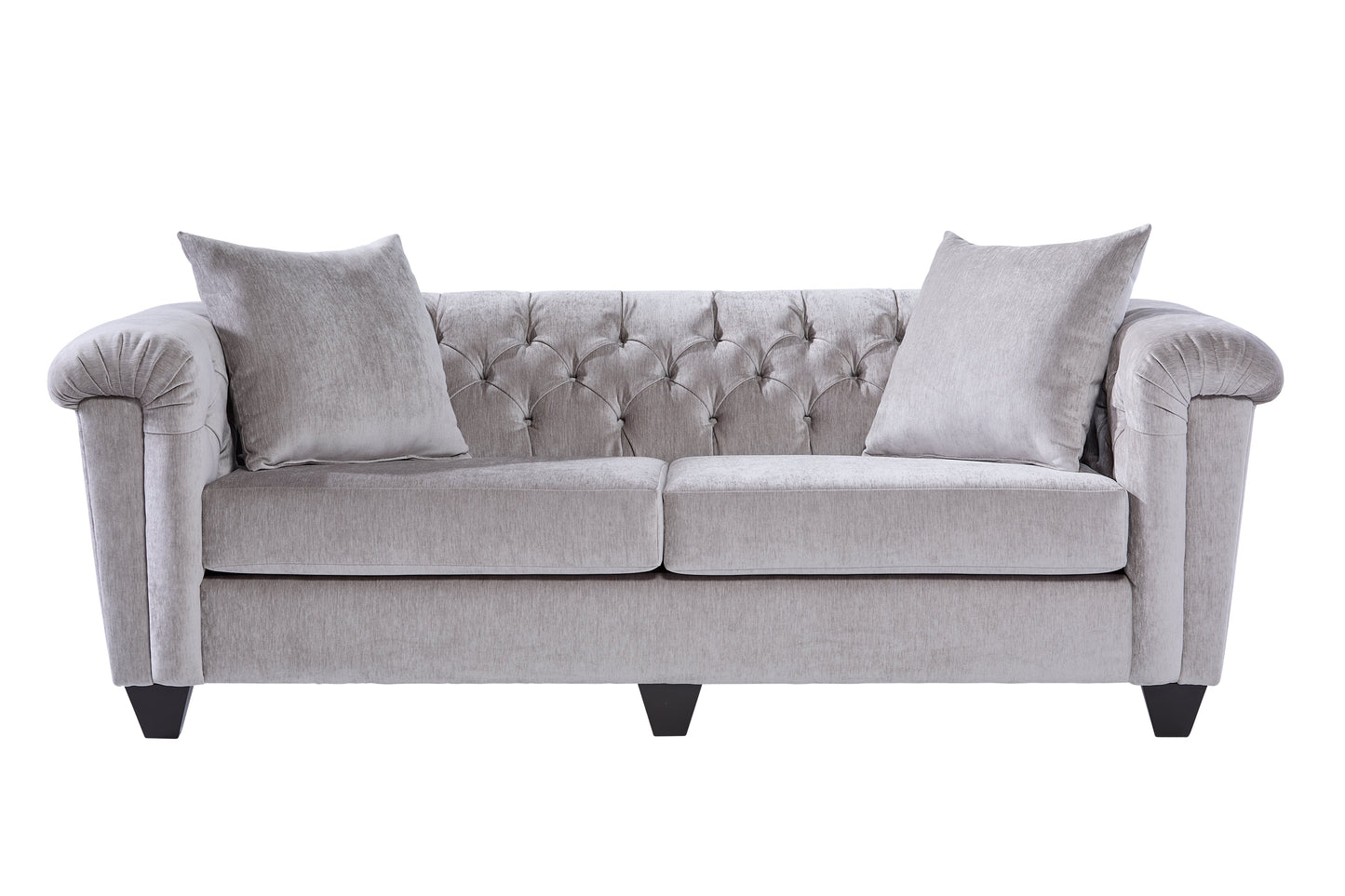22900 - Lush Silver Sofa