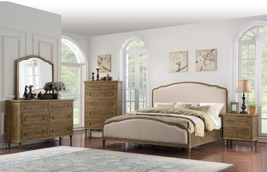 INTERLUDE QUEEN UPHOLSTERED HEADBOARD