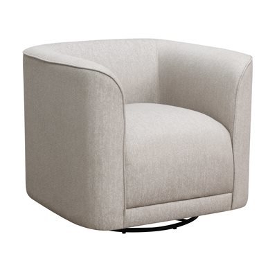 SWIVEL ACCENT CHAIR-BEIGE