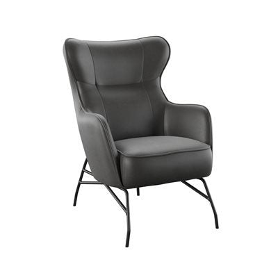 ACCENT CHAIR-BLACK