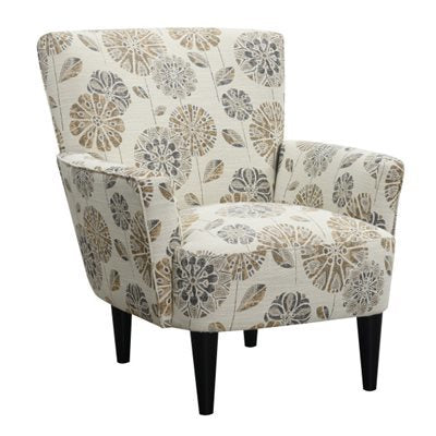 ACCENT CHAIR-TAUPE MULTI
