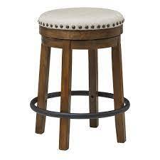 Valebeck Brown 24 in Counter Height Stool