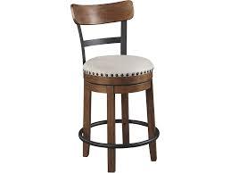 Valebeck Brown 24 in Counter Height Bar Stool