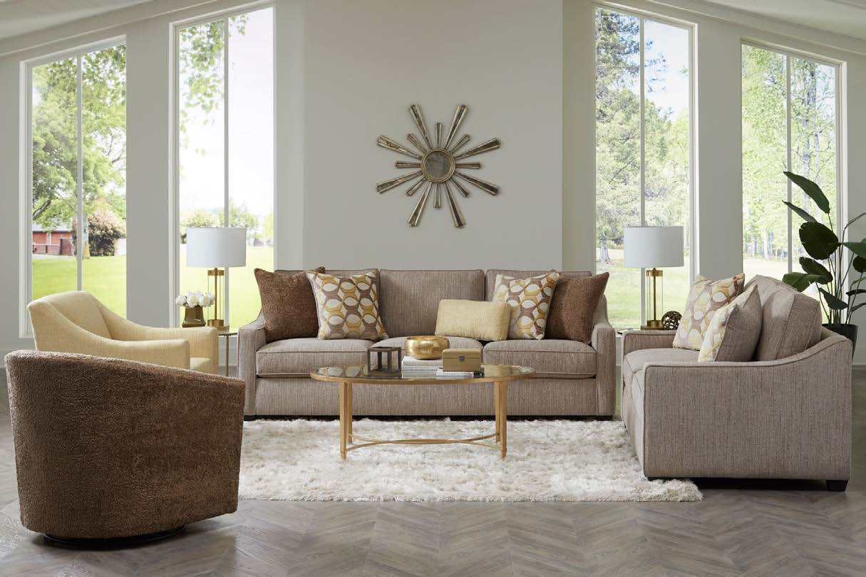 Lenox Taupe - Barrel Chair