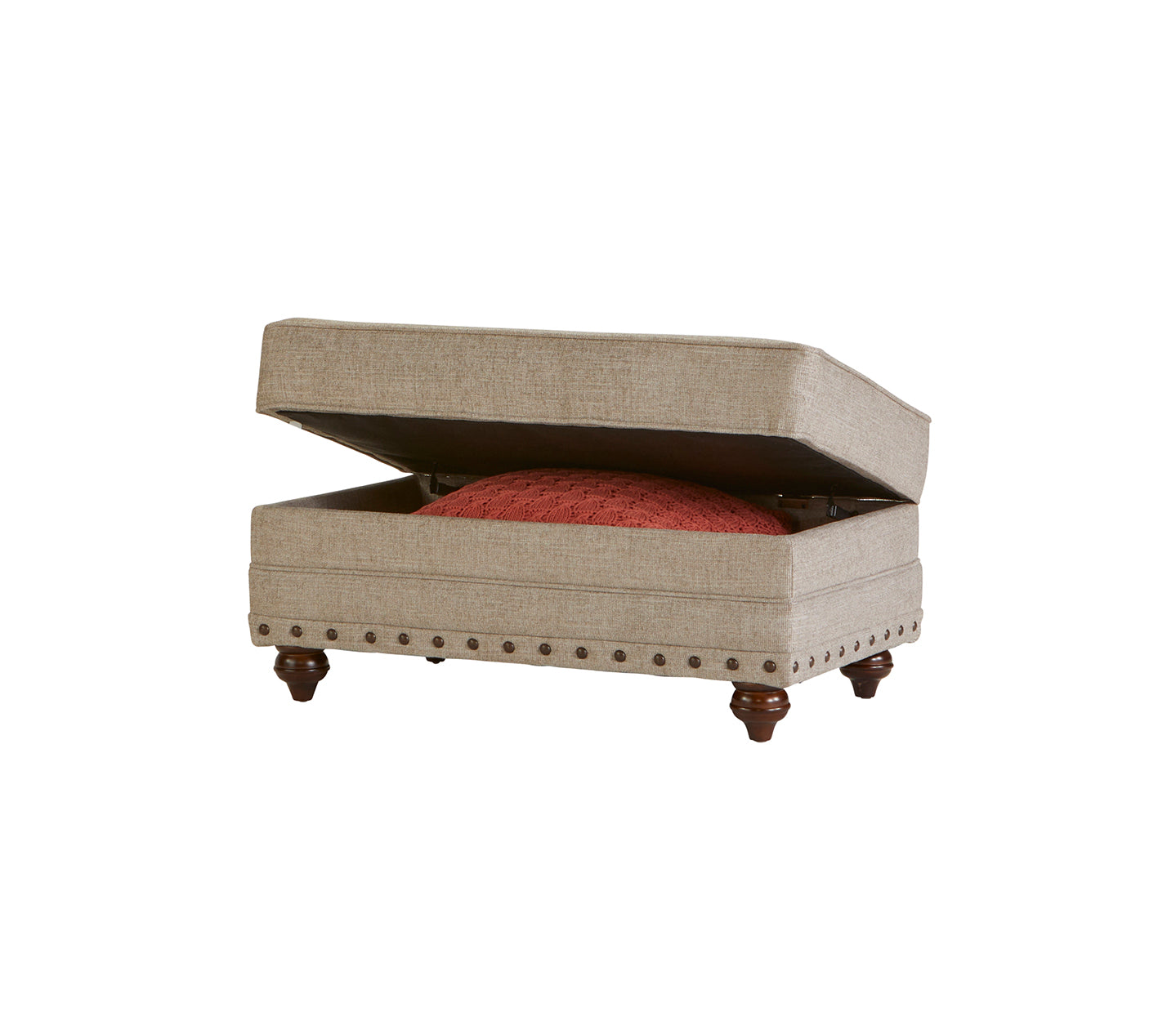 17200 - Jazzy Heather STORAGE OTTOMAN