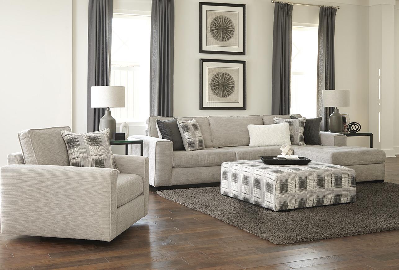 Ian Left Arm Bump Sofa - Nickel