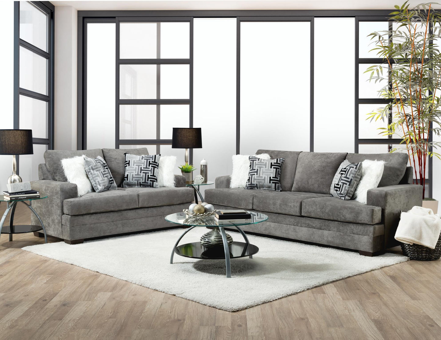 Cloud Charcoal Sofa