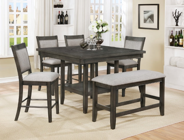 FULTON GREY COUNTER HEIGHT CHAIR