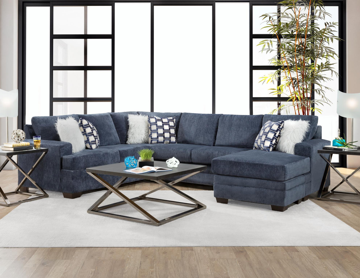 LAF Sofa, RAF Chaise, Chaise End