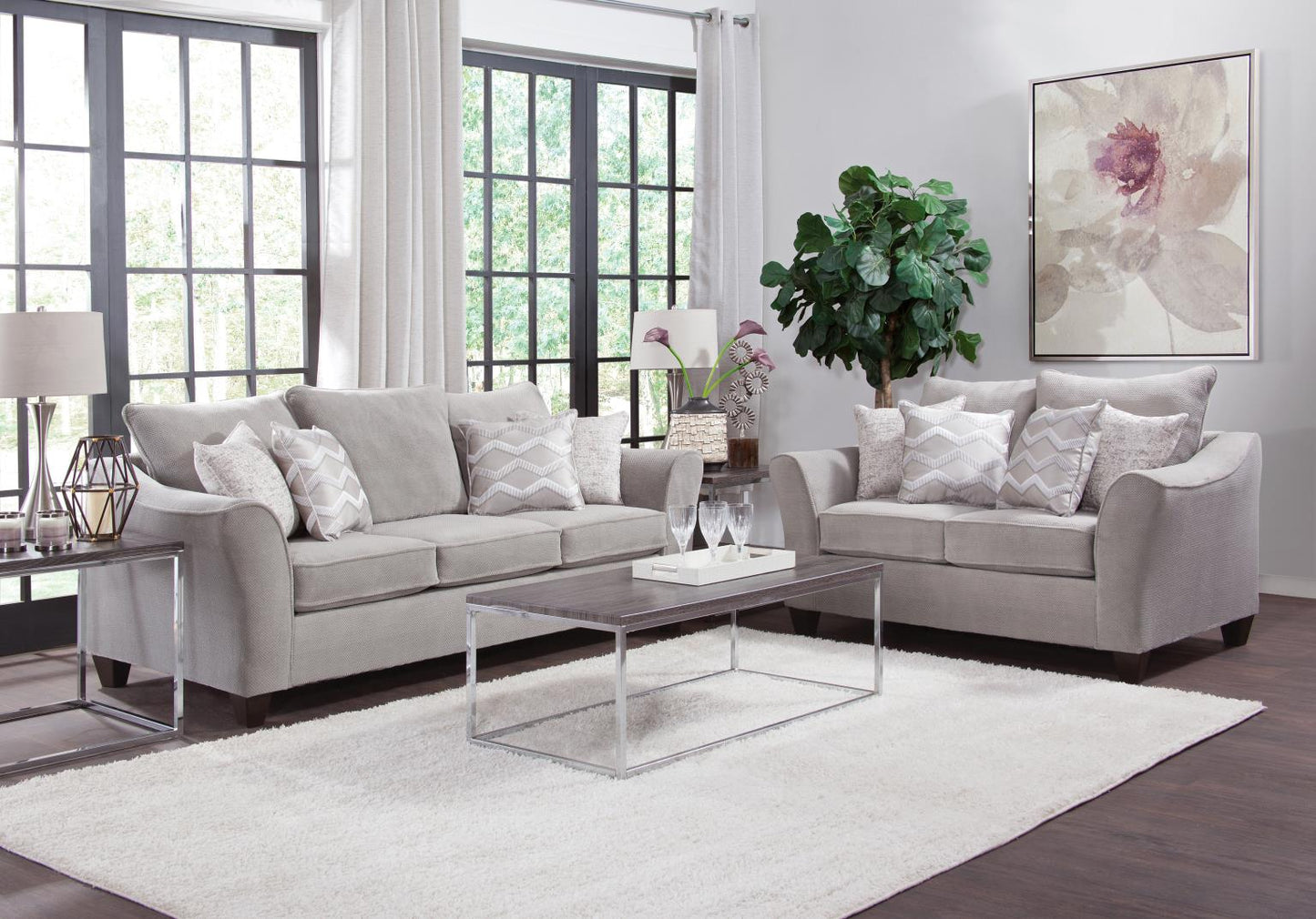 Cooper Platinum Sofa
