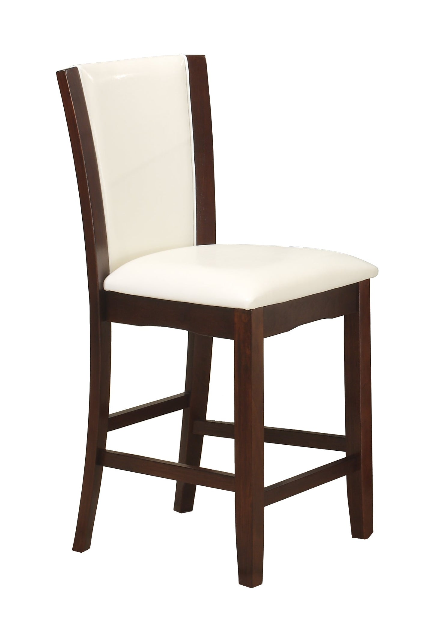 CAMEILA WHITE COUNTER HEIGHT CHAIR