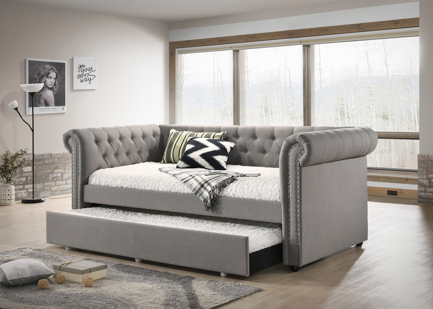 ELLIE DOVE DAYBED ARM+SLAT+SIDE RL