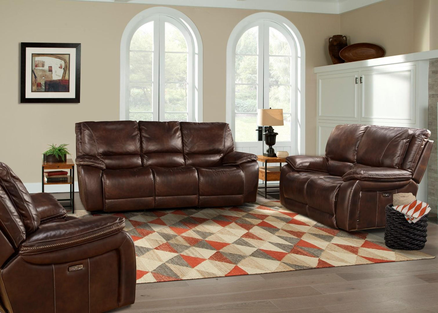 Vail Burnt Sienna Power Reclining Sofa