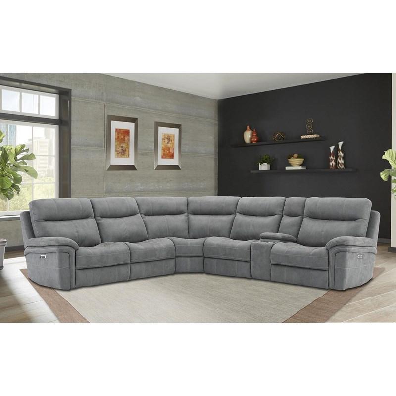 Mason Carbon Sectional Power Sectional Left Arm Facing Recliner