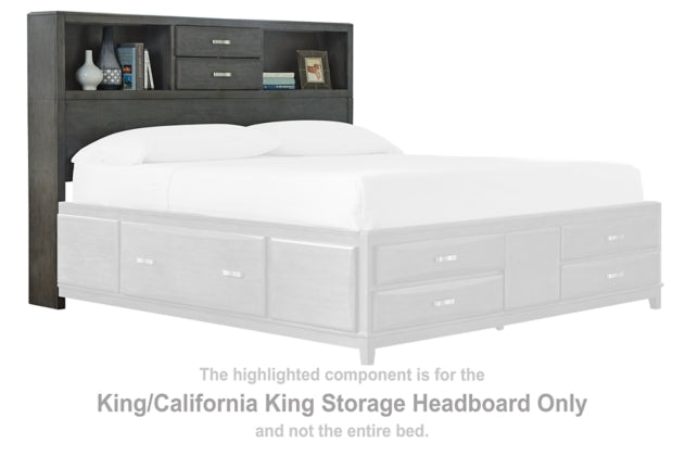 Caitbook King Storage Headboard