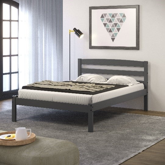 FULL ECONO BED DARK GREY