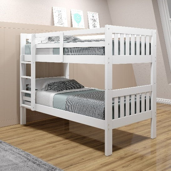 TWIN/TWIN MISSION BUNK BED WHITE