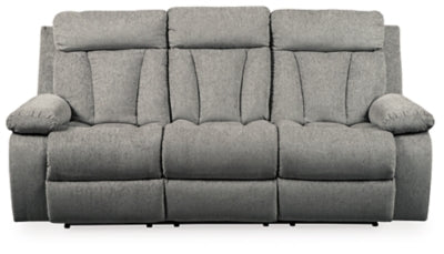 Mitchiner Fog Reclining Sofa w/Drop Down Table