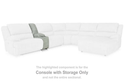 McClelland Gray Sectional Console w/Storage