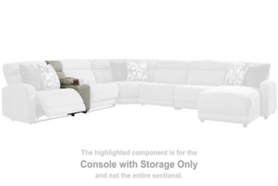 Colleyville Stone Sectional Console w/Storage