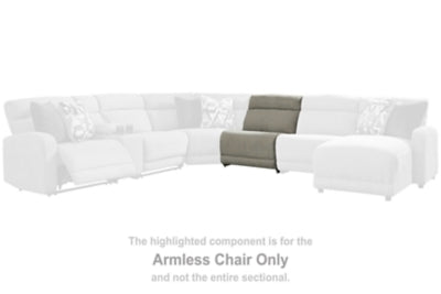Colleyville Stone Sectional Armless Chair