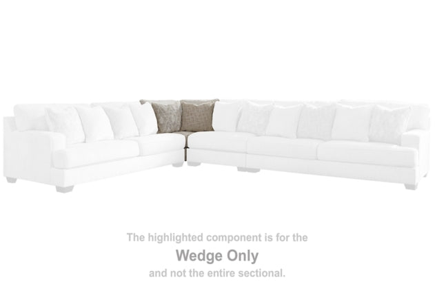 Rawcliffe Parchment Sectional Wedge