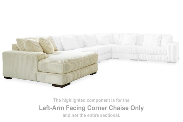 Lindyn Ivory Sectional Left Hand Facing Corner Chaise