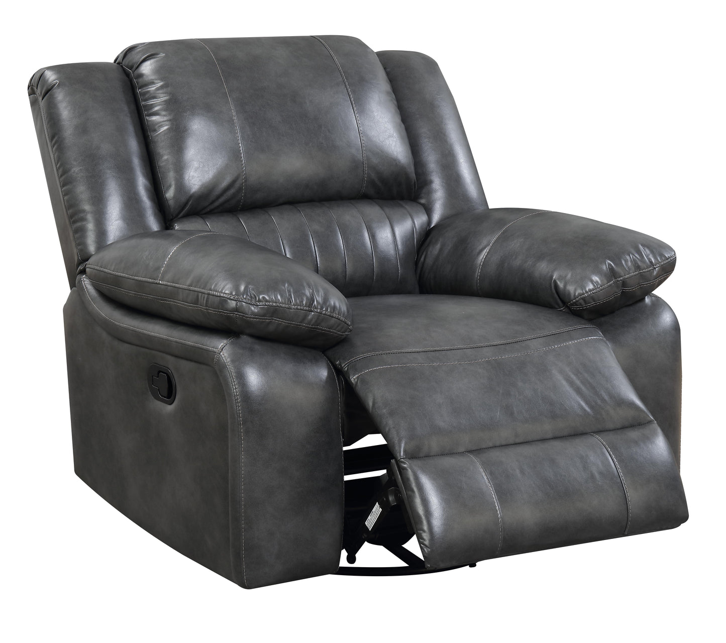 NAVARO SWIVEL GLIDER RECLINER-GREY