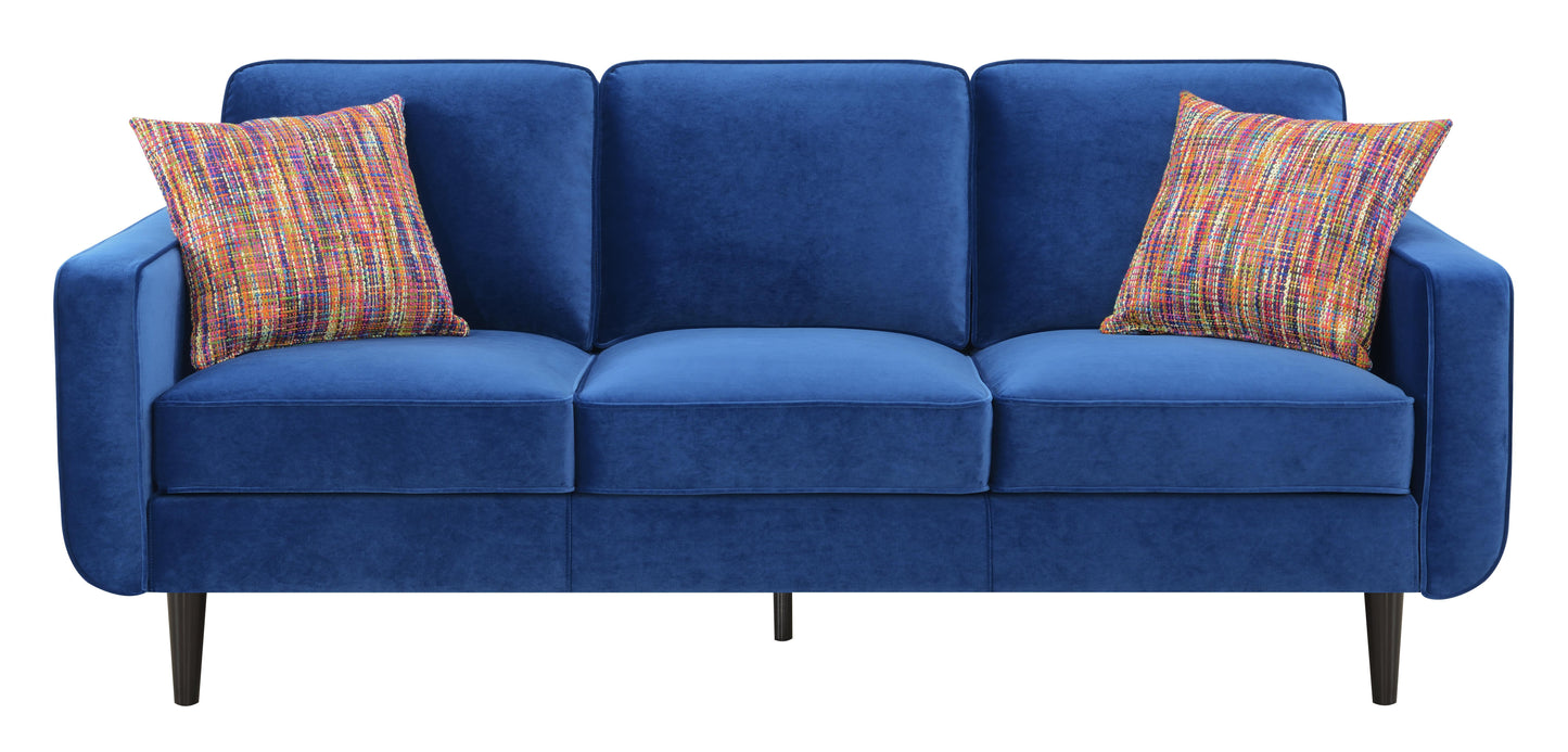 JAX SOFA W/2 PILLOWS-ROYAL BLUE