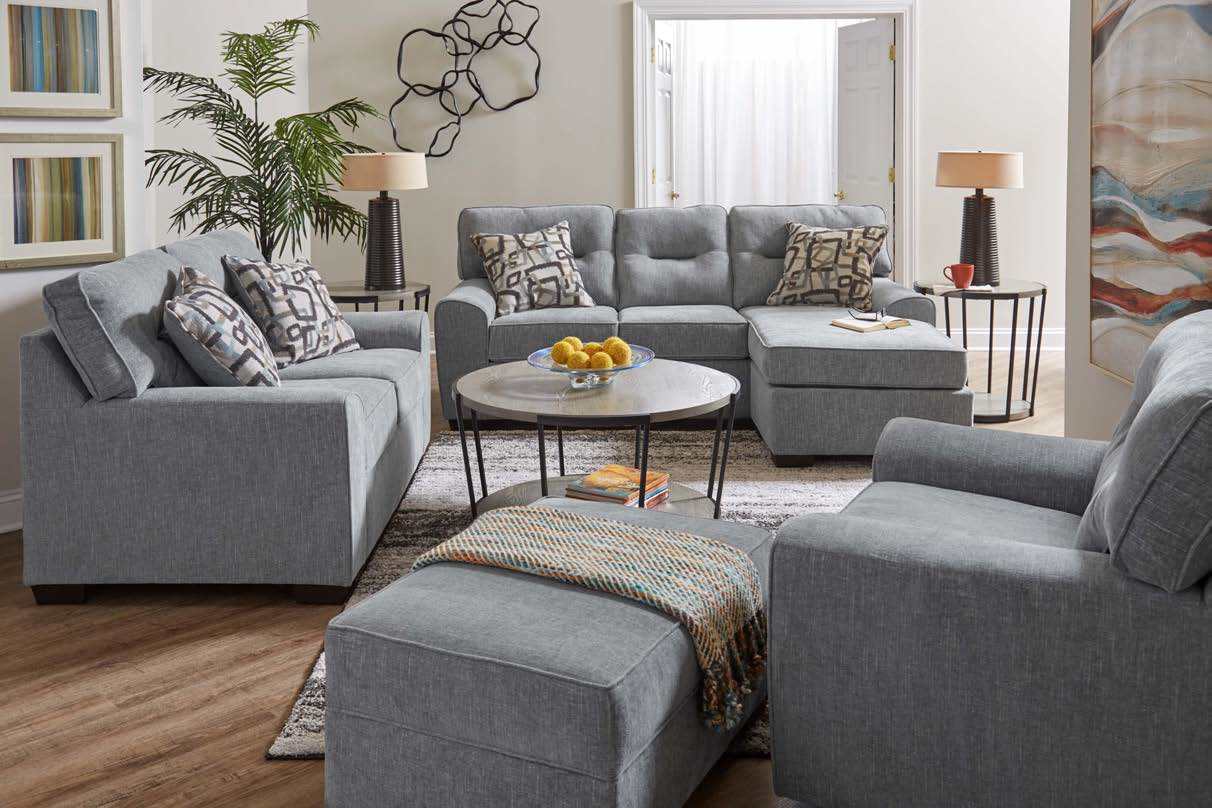 Renzo Marble - Storage Ottoman