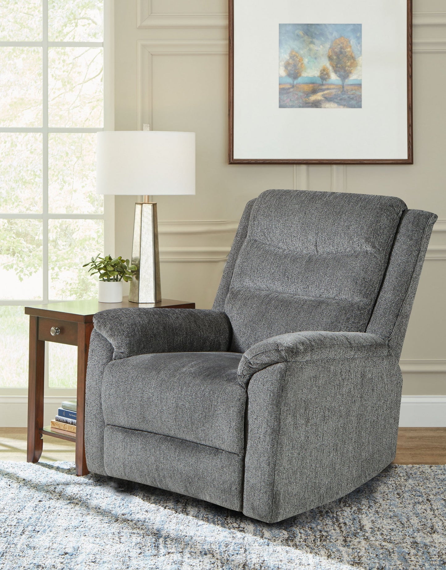 Abington Charcoal - Glider Recliner