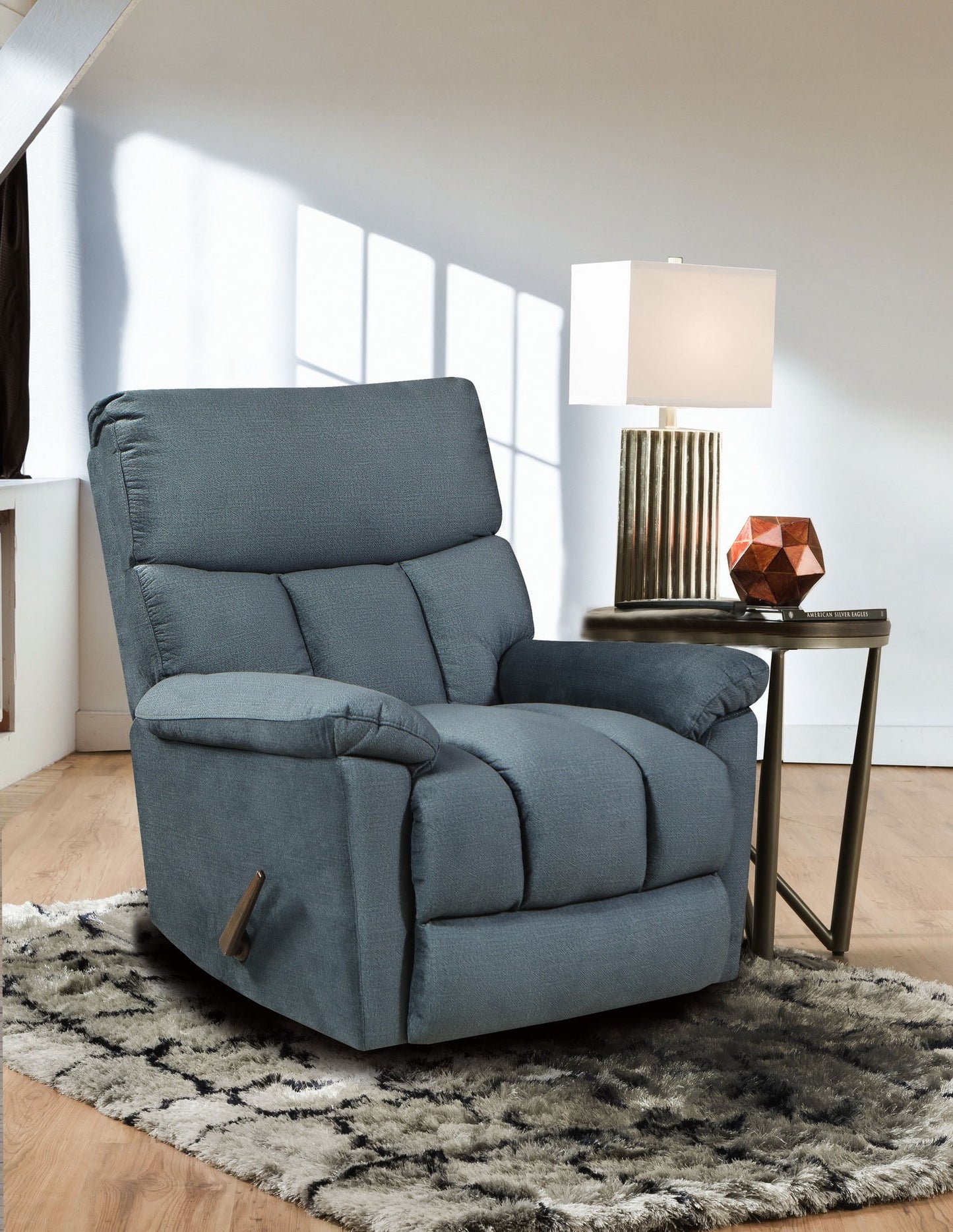 Brookwood Navy - Glider Recliner