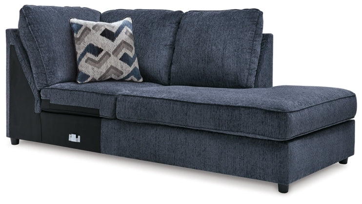 Albar Place Cobalt Sectional Right-Arm Facing Corner Chaise