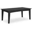 Hyland Wave Black Rectangular Cocktail Table