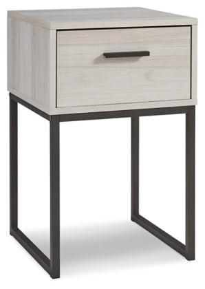 Socalle Light Natural One Drawer Night Stand