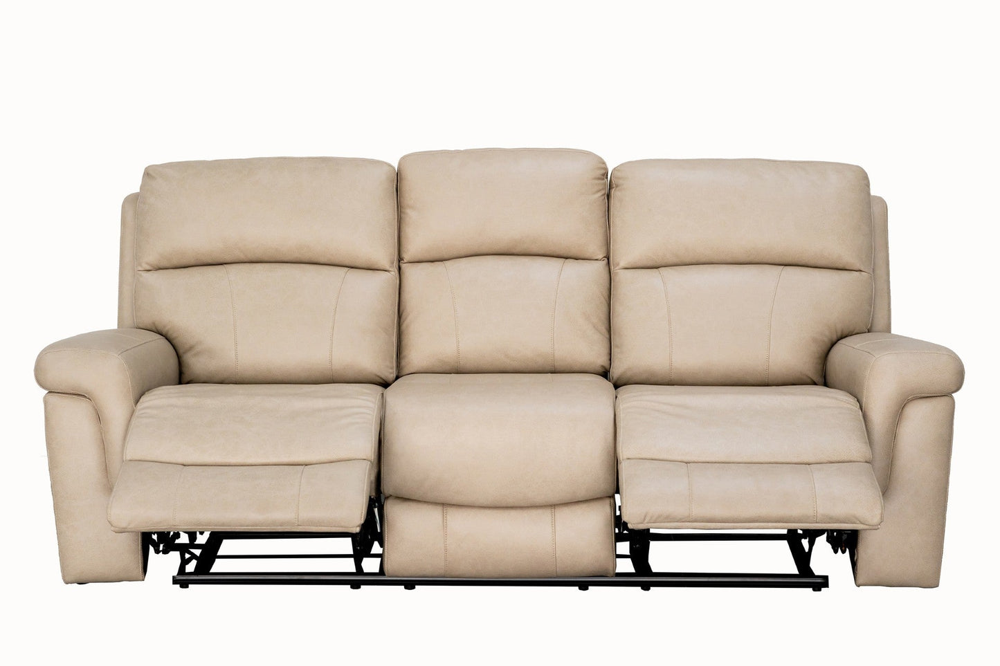 Lambeau Sand Power Sofa w/ Popout Cup Holders