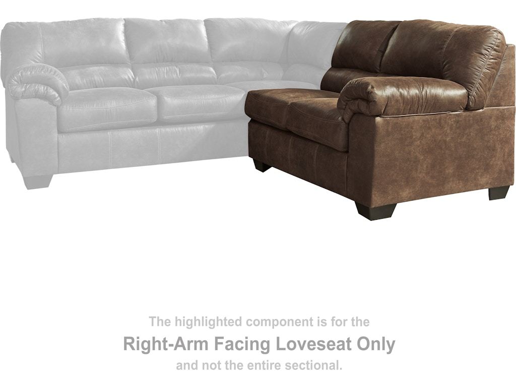 Bladen Coffee Sectional RAF Loveseat