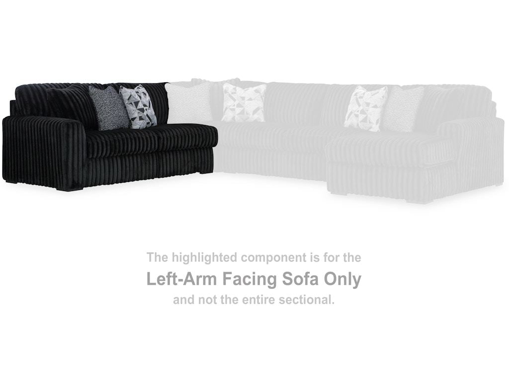 Midnight Madness Onyx (Sectional) LAF Sofa