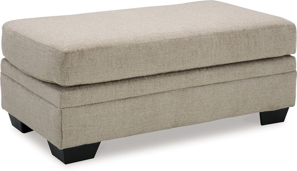 Stonemeade Taupe Ottoman