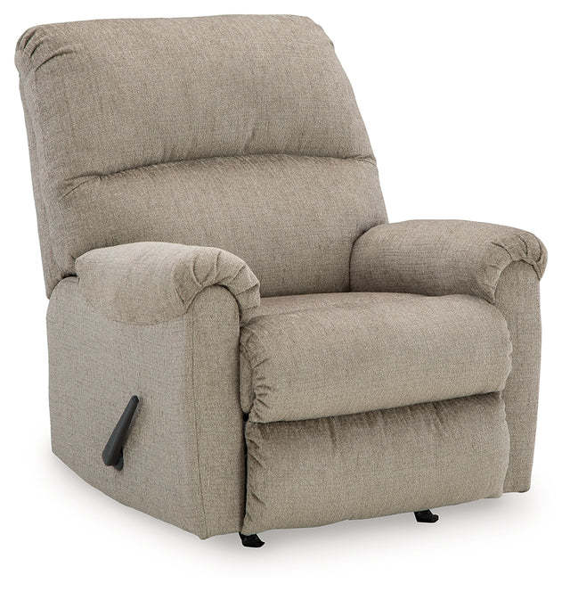 Stonemeade Taupe Rocker Recliner