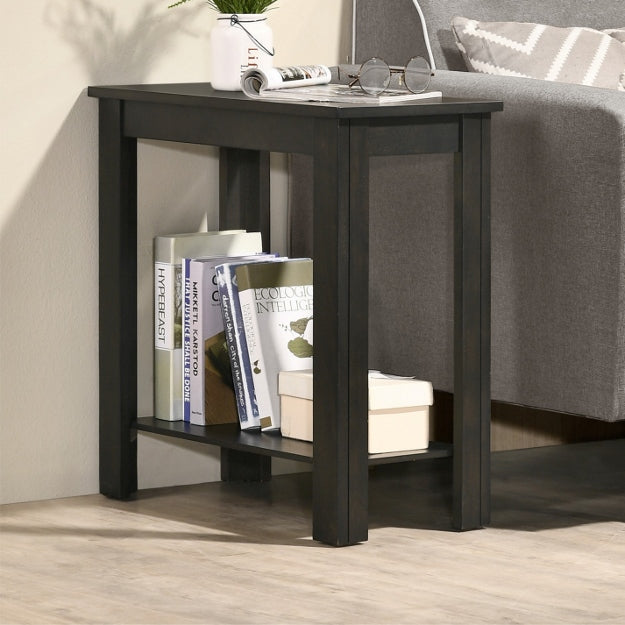 PIERCE CHARCOAL CHAIRSIDE TABLE CHARCOAL