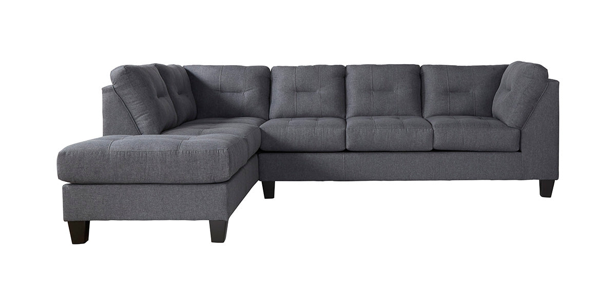 2500 - Jitterbug Grey (Sectional) Right Facing Sofa