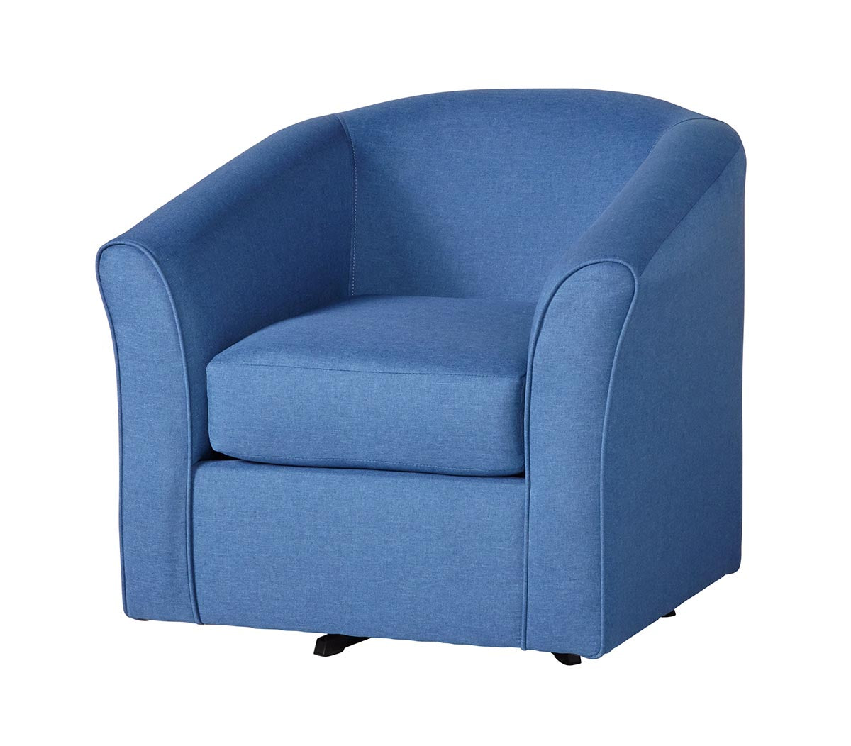 89 - Jitterbug Denim Swivel Chair