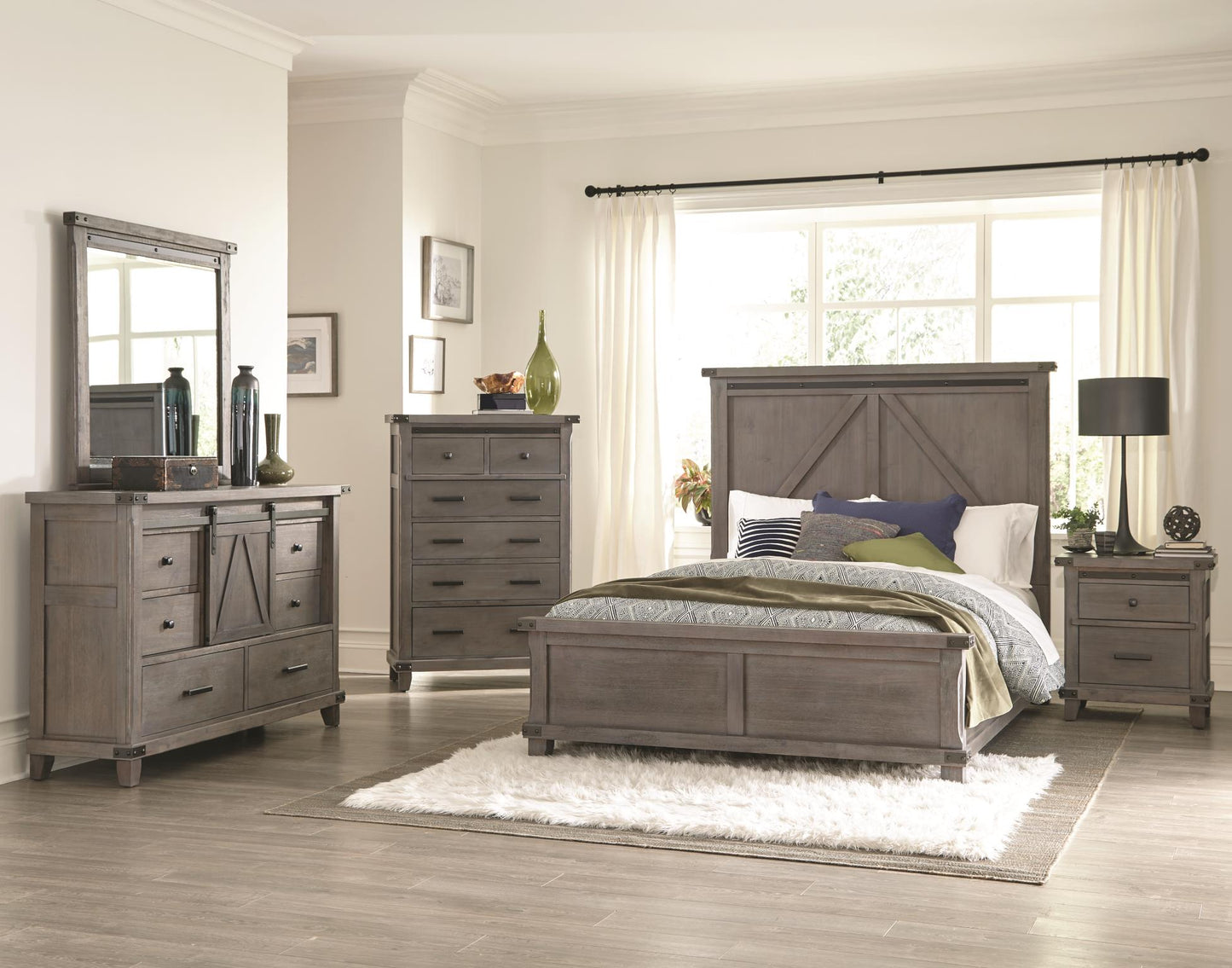 Barndoor Gray Dresser