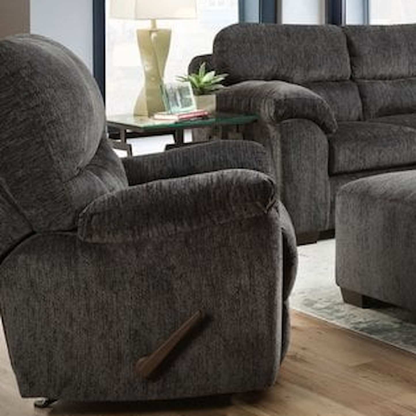 1789-2136 - RECLINER (LUCILLE CHARCOAL)