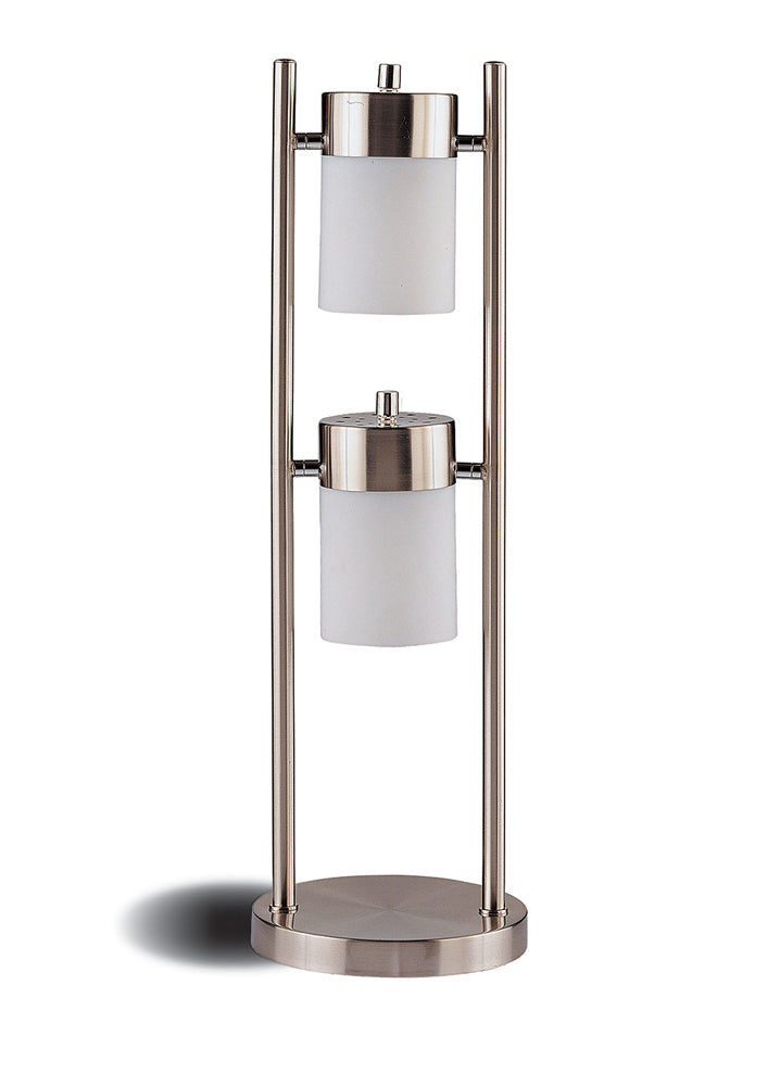 Munson AdjusTable Swivel Table Lamp Brushed Silver