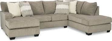 Creswell Stone Sectional Left Hand Facing Sofa Chaise