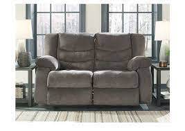 Tulen Gray Manual Reclining Love Seat