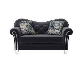 8785 - Bing Black Loveseat